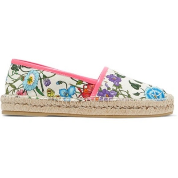 Gucci Shoes - Gucci Flora Print Espadrille